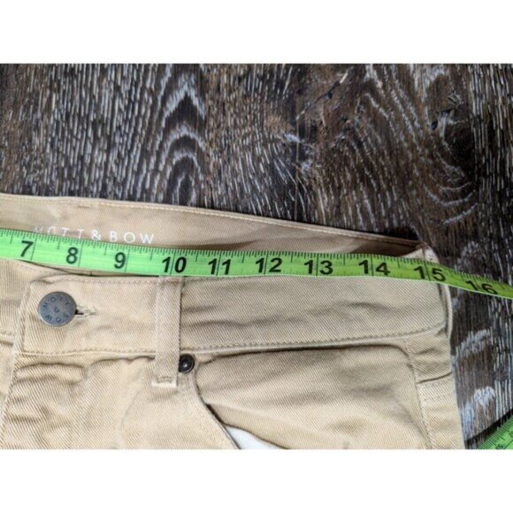 Mott Bow Jeans Mens 32x30 Brown Khaki Skinny Mercer Five Pocket Stretch 129 - Picture 6 of 8